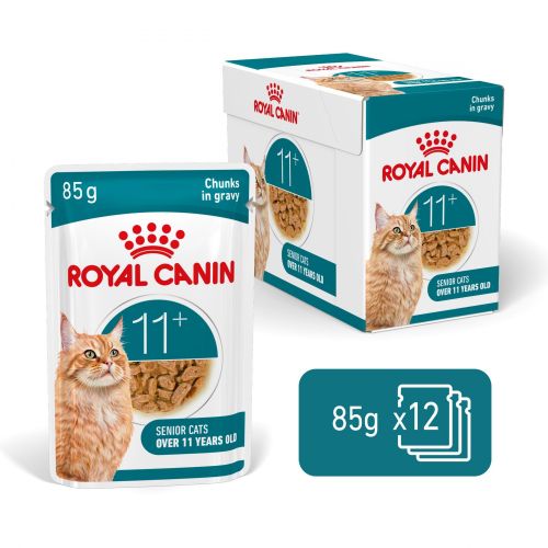 Royal Canin Ageing 11+ - szószos nedves táp idős macskák számára 12 x 85 g