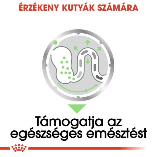 Royal Canin Digestive Care - alutasakos eledel érzékeny emésztésű kutyák részére 12 x  85 g