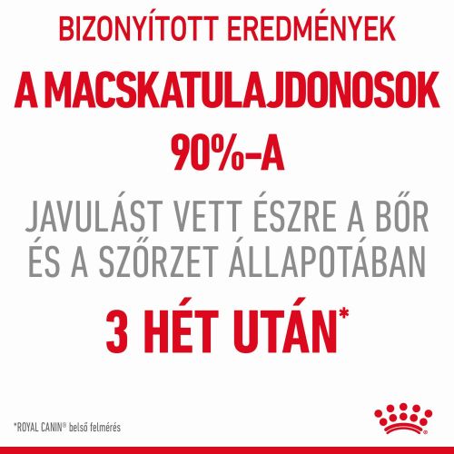 Royal Canin Hair & Skin Care - szószos nedves táp felnőtt macskák részére a szebb szőrzetért és az egészséges bőrért 12 x  85 g