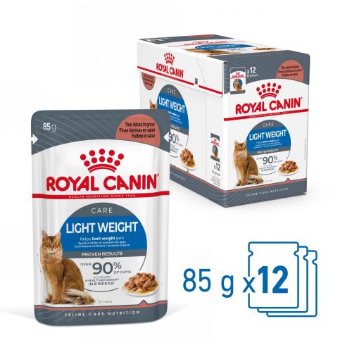 Royal Canin Light Weight Care - szószos nedves táp felnőtt macskák részére az ideális testsúly eléréséért 12 x  85 g