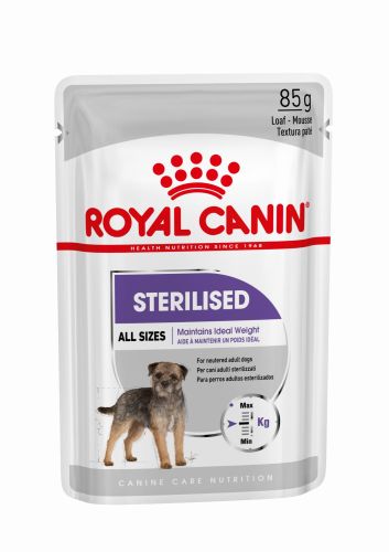 Royal Canin Sterilised - alutasakos eledel ivartalanított kutyák részére 12 x  85 g