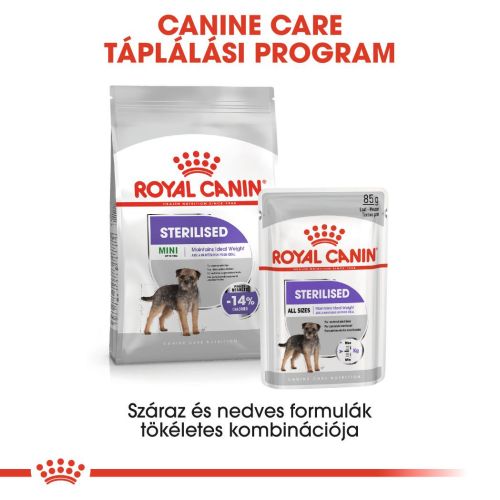 Royal Canin Sterilised - alutasakos eledel ivartalanított kutyák részére 12 x  85 g