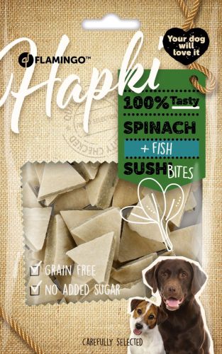Flamingo Snack - Hapki Sushi Bites - spenótos és halas falatok  85 g