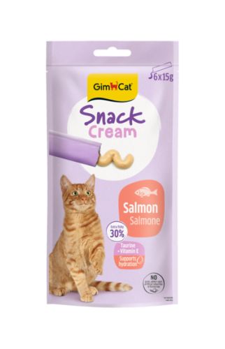 GimCat Snack Cream Salmon 6 x 15 g