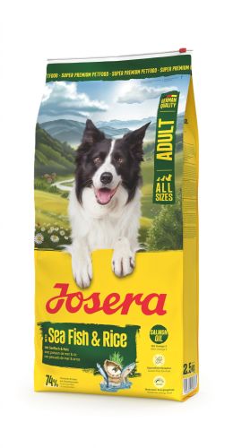 Josera Adult Sea Fish & Rice gabonamentes szárazeledel kutyák számára  12.5 kg