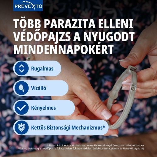 PreveXto 1,25 g + 0,56 g gyógyszeres nyakörv macskáknak  1 db