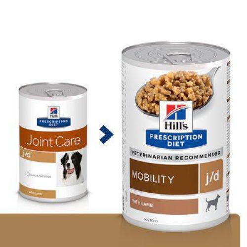 Hill's Prescription Diet j/d Joint Care kutyatáp, bárány - konzerv 370 g