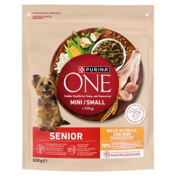 Purina ONE Mini Senior száraz kutyaeledel  800 g