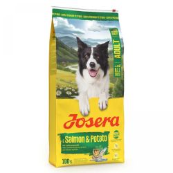 Josera Adult Salmon & Potato - szárazeledel felnőtt kutyák számára ÚJ  12.5 kg