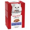 Gourmet Mon Petit Intense nedves eledel válogatás tonhallal, lazaccal, pisztránggal 6 x  50 g