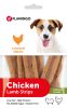 Flamingo Kutya Snack - Chicken Lamb Strips csirkés és bárányos csíkok  85 g