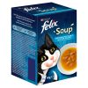 Felix Soup Time Original halas válogatás tőkehallal, lepényhallal, tonhallal 6 x  48 g