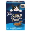 Felix Soup Time Original halas válogatás tőkehallal, lepényhallal, tonhallal 6 x  48 g