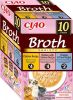 Inaba Cat Ciao Broth Variety - csirke, csirke-lazac, csirke-tonhal 10 x 40 g