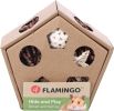 Flamingo rágcsáló játék - Thumper rágcsálnivaló + odú 1 db