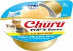 Inaba Cat Ciao Churu Pop'n Serve Chicken & Scallop - csirke-fésűkagyló 2 x 35 g