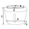 Flamingo itatókút - Finto itató / ivókút zöld 2.5 l