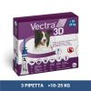 Vectra 3D rácsepegtető oldat 1,5 - 4 kg-os kutyáknak XS  3 db