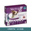 Vectra 3D rácsepegtető oldat 1,5 - 4 kg-os kutyáknak XS  3 db