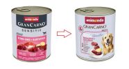 Animonda GranCarno Sensitiv, marha és burgonya  800 g