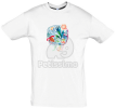 Petissimo "Jungle" férfi póló - fehér  M 