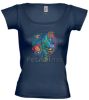 Petissimo "Jungle" női póló - kék  S-M 