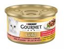 Gourmet Gold Falatok szószban csirkével és lazaccal   85 g