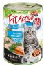 FitActive Meat-Mix konzerv macskáknak  415 g