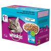 Whiskas alutasakos eledel négyféle hallal aszpikban 12 x  1 db
