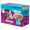Whiskas alutasakos eledel négyféle hallal aszpikban 12 x  1 db