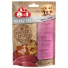 8 in 1 Meaty Treats fagyasztva szárított jutalomfalatok kutyáknak 100% kacsából  50 g