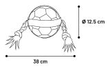 Flamingo Matchball focilabda  12.5 cm
