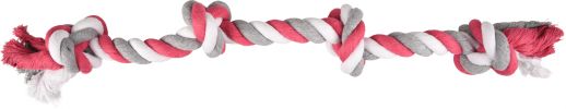 Flamingo Jim Playing Rope - rágókötél 4 csomóval  60 cm