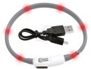 Flamingo Visio Light Led nyakörv macskáknak - fekete  35 cm