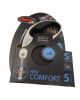 Flexi Comfort S - 5 méteres zsinóros póráz  Fekete 