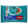 Purina ONE Senior 7+ nedves macskaeledel 4 x  85 g