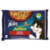 Felix Sensations Jellies Házias Válogatás marhával, csirkével 4 x  85 g