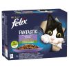 Felix Fantastic Vegyes Válogatás aszpikban marhával és sárgarépával, csirkével és paradicsommal, lazaccal és cukkinivel, pisztránggal és zöldbabbal 12 x  85 g
