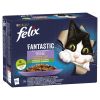 Felix Fantastic Vegyes Válogatás aszpikban marhával és sárgarépával, csirkével és paradicsommal, lazaccal és cukkinivel, pisztránggal és zöldbabbal 12 x  85 g