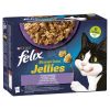 Felix Sensations Jellies Vegyes Válogatás pulykával, báránnyal, makrélával, heringgel 12 x  85 g