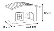 Flamingo Soby fa rágcsálóház s-es   1 db