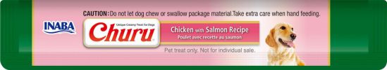Inaba Dog Churu Püré - csirke-lazac 4 x  14 g