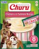 Inaba Dog Churu Püré - csirke-lazac 8 x  20 g