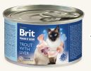 Brit Premium by Nature Cat - Trout with Liver  200 g