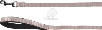 Flamingo Abbi póráz - taupe 2 cm x 130 cm   1 db