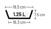 Flamingo Cori kerámia tál kutyáknak  1250 ml