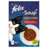 Felix Soup Tender Stripes Házias Válogatás 6 x  48 g