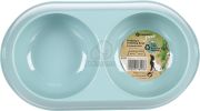 Flamingo műanyag duo tál - világoskék  2x200 ml
