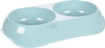 Flamingo műanyag duo tál - világoskék  2x200 ml