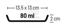Flamingo kerámia tál macskáknak  80 ml